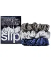 Slip 3-pc. Pure Silk Large Scrunchies Set In Midnight