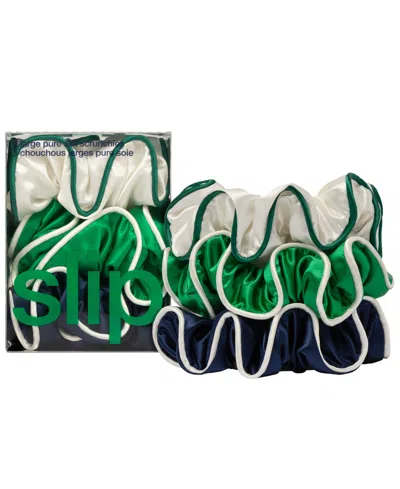 Slip 3-pc. Pure Silk Large Scrunchies Set In Game Day