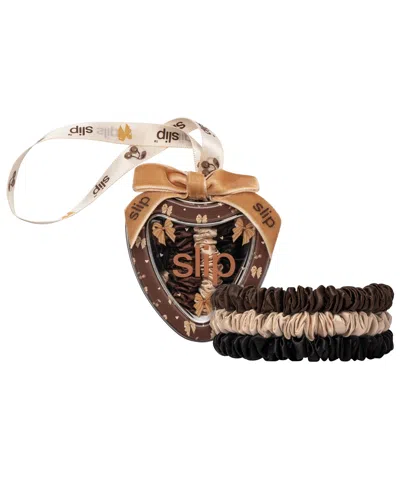 Slip 3-piece Pure Silk Skinny Scrunchie Trio Set In Betty