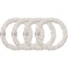 Slip 4-pack Skinny Silk Scrunchies In White
