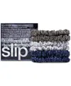 Slip Skinnie Scrunchie 6 Pack In Midnight