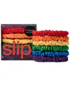 Slip 6-pc. Rainbow Pure Silk Skinny Scrunchies, Exclusively At Macy's