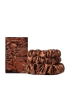 Slip Assorted Scrunchie Set Of 3 In Auburn