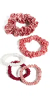 Slip Assorted Scrunchies Set Of 5 Harriet In Harriet