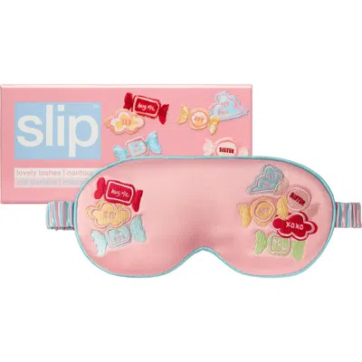 Slip Besties Pure Silk Contour Sleep Mask In Pink