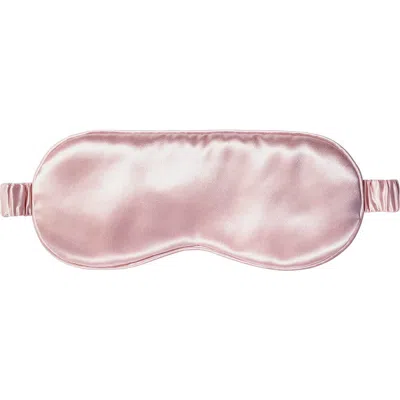 Slip Black Pure Silk Sleep Mask In Pink
