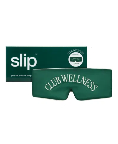 Slip Club Wellness Pure Silk Blockout Sleep Mask In Transparent