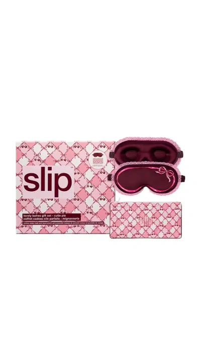 Slip Contour Sleep Mask Set With Pouch