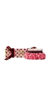 Slip Cracker Scrunchie Set In Pink