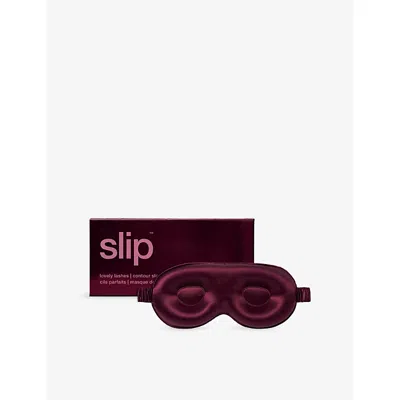 Slip Crimson Contour Silk Sleep Mask