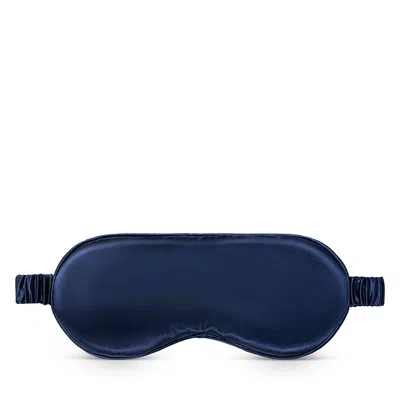 Slip For Beauty Sleep Pure Silk Sleep Mask In Navy Blue