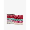 Slip Midi Assorted Silk Scrunchies Pack Of Five Gelati In Gelati