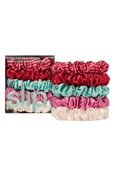 Slip Gelati Pure Silk Midi Scrunchie Set