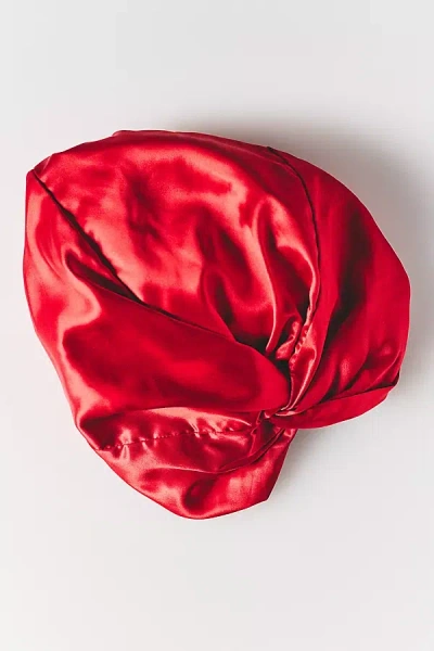Slip Hair Wrap In Red