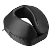 Slip Jet Setter Striped Silk Travel Pillow In Black