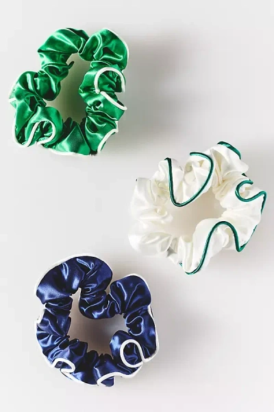 Slip Large Scrunchies Game Day, Set Of 3 In Multi