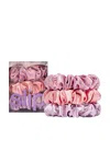 Slip Large Scrunchies Set Of 3 In Belleflower