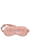 Slip Maid Of Honor Pure Silk Sleep Mask Bridal Collection In Pink
