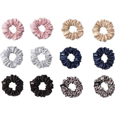 Slip Minnie Set Of 12 Classic Scrunchies In Multi