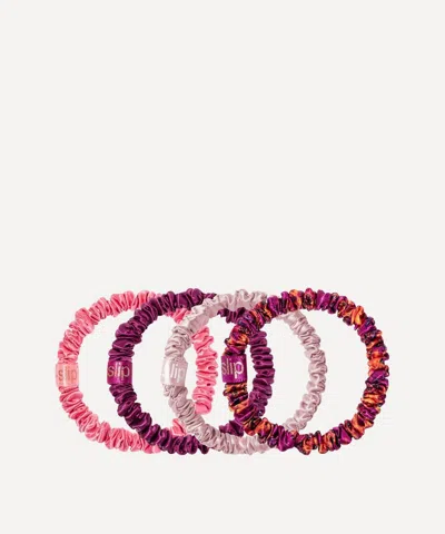 Slip Moonflower Nights  Scrunchie Ornament In Multi