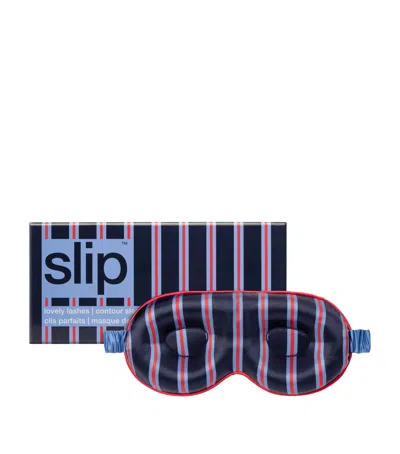 Slip Mulberry Silk Contour Sleep Mask In Blue