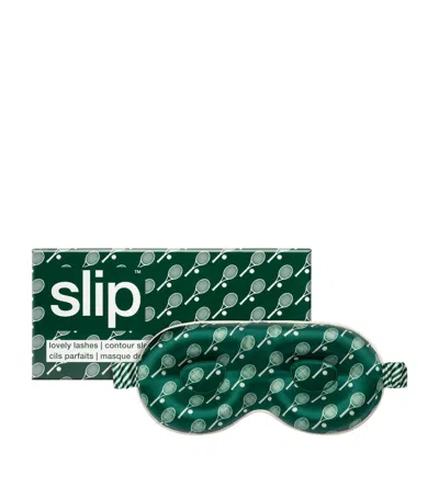 Slip Mulberry Silk Contour Sleep Mask In Green