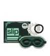 Slip Mulberry Silk Contour Sleep Mask In Green