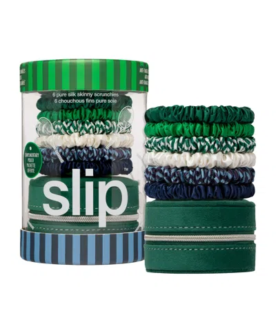 Slip Mulberry Silk Courtside Scrunchies In Multi
