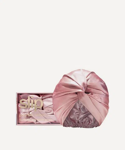 Slip Pink Silk Hair Turban