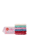 Slip Pouch & Skinny Scrunchies Set Of 6 In Beauty: Na