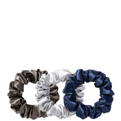 Slip Pure Silk 3-pack Large Scrunchies (3 Piece) In Midnight