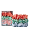 Slip Pure Silk 3-pack Large Scrunchies In Sea Mist