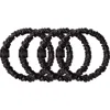 Slip Pure Silk 4-pack Skinny Scrunchies: Back To Basics Collection In Black