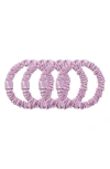 Slip Pure Silk 4-pack Skinny Scrunchies: Wildflower In Wildflower