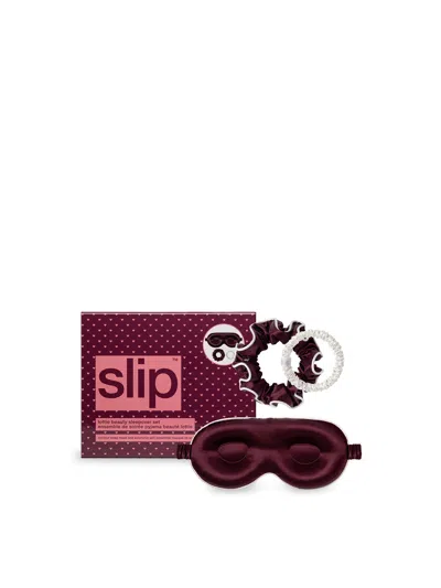 Slip Pure Silk Beauty Sleepover Set In Lottie