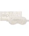 Slip Pure Silk Bridal Collection Sleeping Mask In Bride