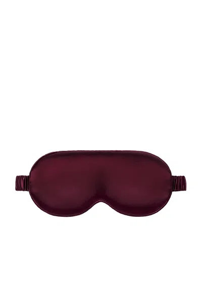 Slip Pure Silk Contour Sleep Mask In Red