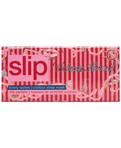Slip Pure Silk Contour Sleep Mask In Welcome Aboard