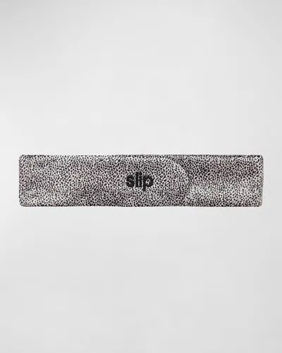 Slip Pure Silk Glam Band In Leopard