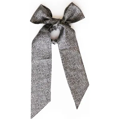 Slip Pure Silk Hair Ribbon In Black
