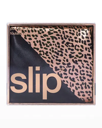 Slip Pure Silk Hair Wrap In Animal Print