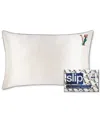 Slip Pure Silk Initial Collection Queen Pillowcase In White