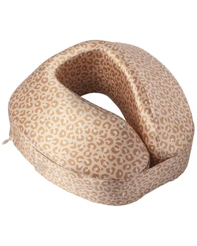 Slip ® Pure Silk Jet Setter Travel Pillow - Safari In Brown