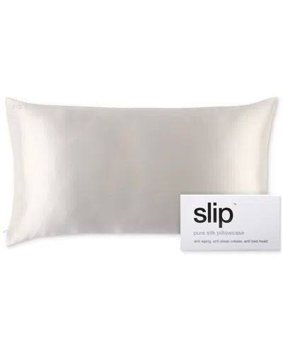 Slip Pure Silk King Pillowcase In White