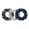 Slip Pure Silk Large Scrunchies - Midnight In Blue