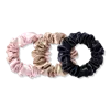Slip Pure Silk Large Scrunchies - Pink, Black, Caramel