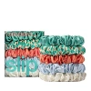 Slip Pure Silk Midi Scrunchie, Set Of 5 In Seashell