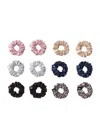 Slip Set Of 12 Mini Silk Hair Ties - One Size In Classic