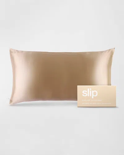 Slip Pure Silk Pillowcase, King In White