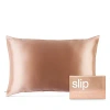 Slip For Beauty Sleep Pure Silk Queen Pillowcase In Blue
